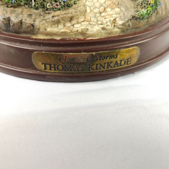 Thomas Kinkade The Light of Peace & Clearing Storms - Lights Don't Work - Picture 3 of 16